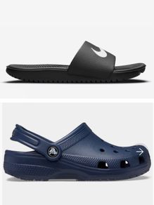 Crocs and Nike Sliders. Size UK Junior 11