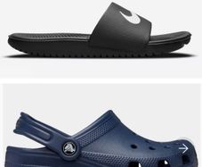 Crocs and Nike Sliders. Size UK Junior 11