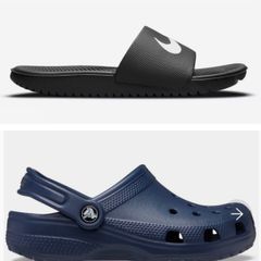 Crocs and Nike Sliders. Size UK Junior 11