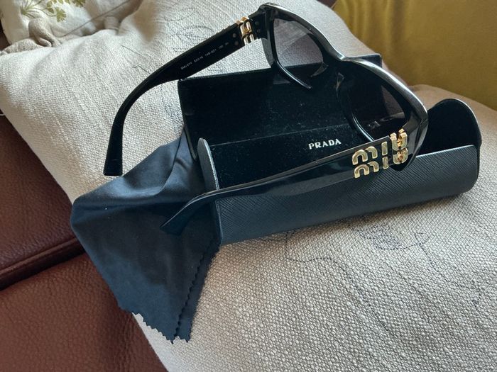 Authentic Miu Miu Black Sunglasses