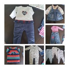 13 piece Baby Girls Bundle 6-9 Months