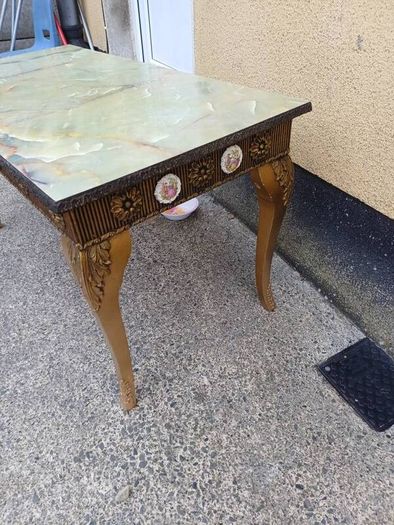 Vintage Marble Look Coffee Table