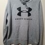 womens UNDER ARMOUR hoody grey size medium Image 2