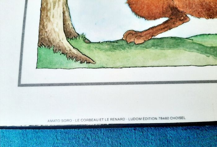 'Le Corbeau et Le Renard' poem picture