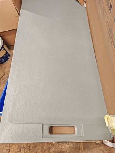 shower slate tray