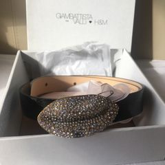 Limited Edition Giambattista Valli and H&M Leather crystal belt