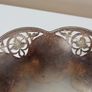 Vintage silver plated footed candy dish with repousse decoration Image 3