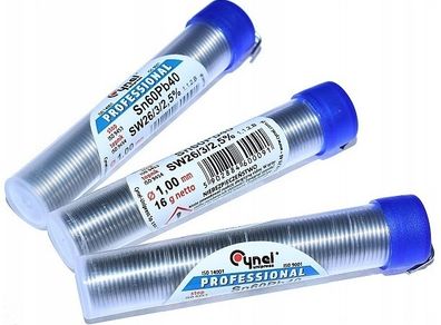 Solder Wire Sn60Pb40-SW26/2.5% fi1.0mm 16g Vial