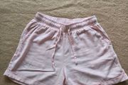 Pink tailored shorts, size S