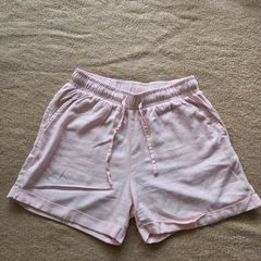 Pink tailored shorts, size S