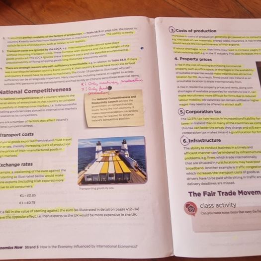 Leaving Cert  Economics