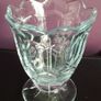 Vintage - Blue Glass - Dish or Vase Image 2