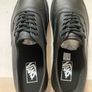 Men's vans authentic black leather Image 3