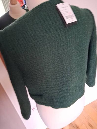 Hobbs Stunning New Unworn Bottle Green Boucle Blazer Jacked Size 12