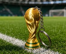 World Cup Mini Trophy Keychain | 3D Print