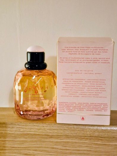 Very Rare Original Vintage Ysl Paris Roses Enchantees 125ml 4.2fl Oz Limited Edition 2005 Eau De Printemps. Discontinued, Highly Collectible, Stored In Original Box