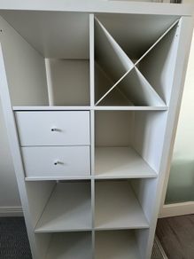 IKEA KALLAX Unit with Inserts