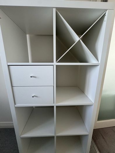 IKEA KALLAX Unit with Inserts