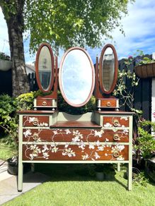 Vintage Solid Mahogany Dresser