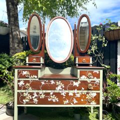 Vintage Solid Mahogany Dresser