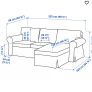 3 seater sofa with chaise lounge Image 2