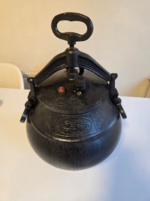 Original Afghan Cauldron Pressure Cooker Cast Iron
