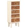 Drawer Cabinet 45x30x105 cm Solid Reclaimed Wood Image 8
