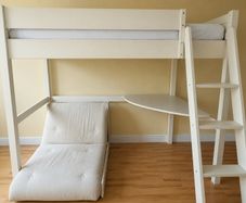 High Sleeper bed Littlefolks with futon