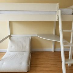 High Sleeper bed Littlefolks with futon