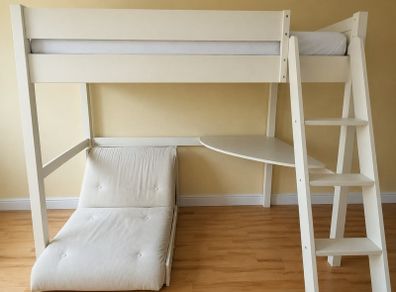 High Sleeper bed Littlefolks with futon
