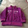 Girls new zip jacket 6/12 mths Image 2