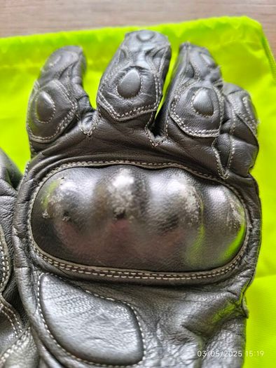 Richa leather motorbike gloves