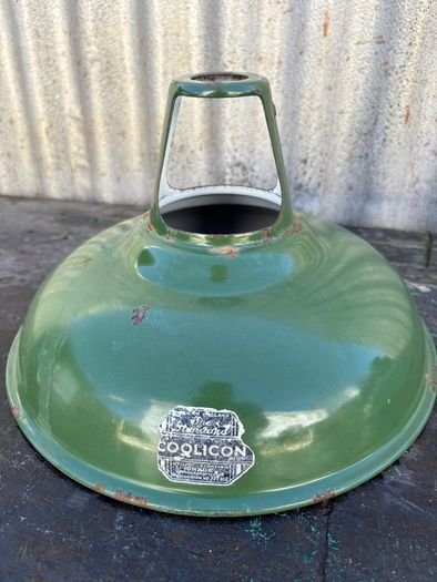 Vintage Coolicon industrial factory shades X2
