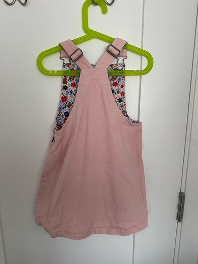 Mothercare pink dress with a cat for a girl, 116cm, 5-6 years