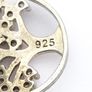 Vintage 925 Sterling Silver Tree Of Life Earrings Image 5
