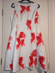 gorgeous and elegant floral midi dress from Marc Angelo