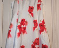 gorgeous and elegant floral midi dress from Marc Angelo