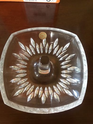 Bleikristall Ring Holder