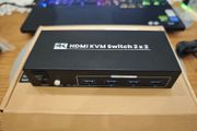 2 port HDMI Switch 2x2 4K 60hz USB3.0