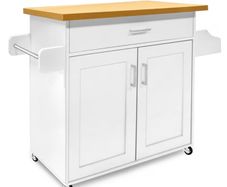White Kitchen Trolley