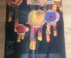 Vintage 1985 Hundertwasser Council of Europe Poster