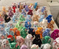TY Beanie Babies Collection 84 Bears all mint with mint tags