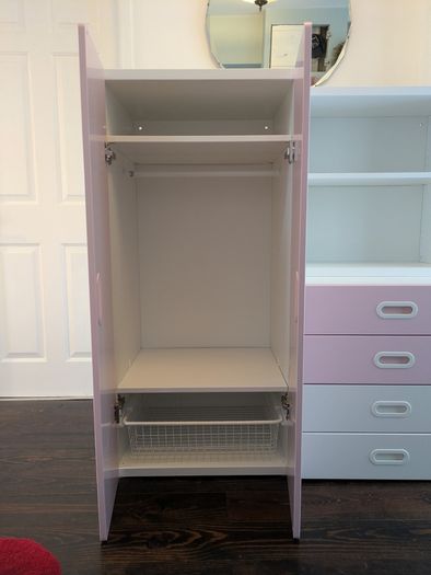 Ikea wardrobe (pink)