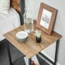 End Table, Side Table and Nightstand, Industrial Style, Heavy-Duty Steel Frame, Living Room Bedroom, Simple Assembly, Honey Brown and Black (FREE POSTAGE) Image 5