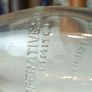505 - Vintage Clear Glass Cork Top Collectible Decorative Cobh Milk Producers Bottle Image 7