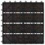 22 pcs Decking Tiles 30x30cm 2 sqm WPC Brown Image 6