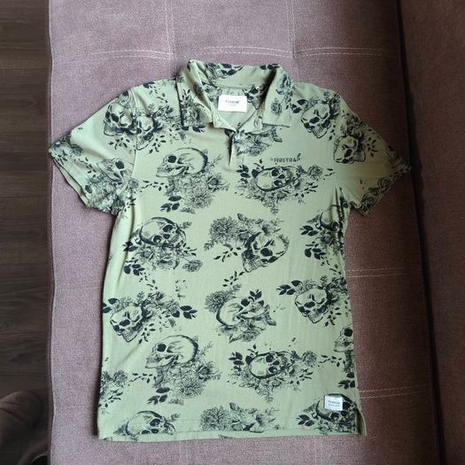 Firetrap Mens Printed Polo Shirt , size M