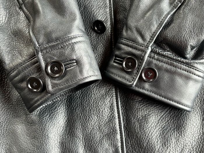 Vintage GAP Men's 3/4 length Leather Jacket