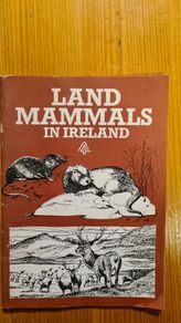Land Mammals In Ireland. Issued By Forest And Wildlife Service. Leesonane Dublin. Booklet.1986.