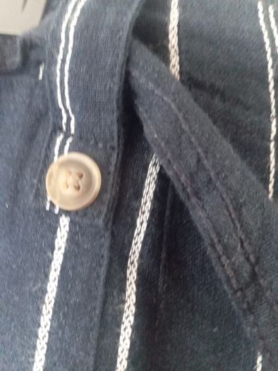 ladies trousers navy with a white pinstripe...new